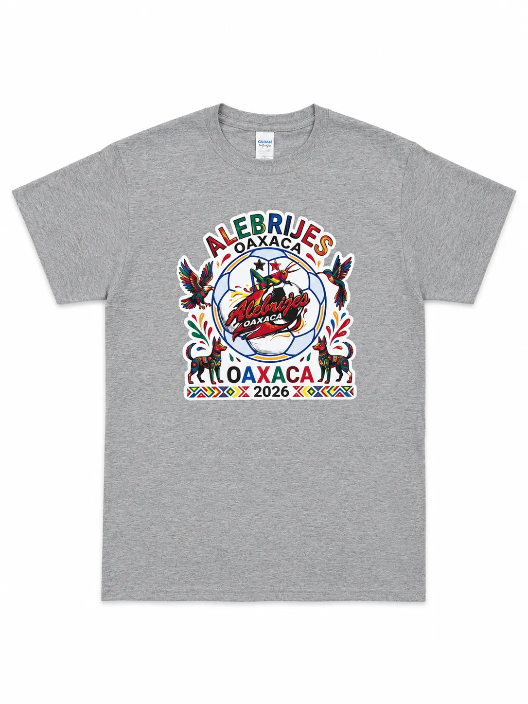 Playera Alebrijes Gris Fuerzas Básicas
